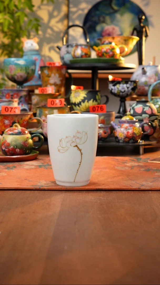 瓷片景德镇手工手绘376