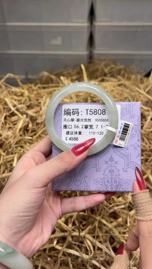 未镶嵌手镯石英质玉T5808