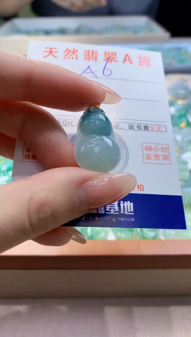 颈饰未镶嵌翡翠天然翡翠挂件