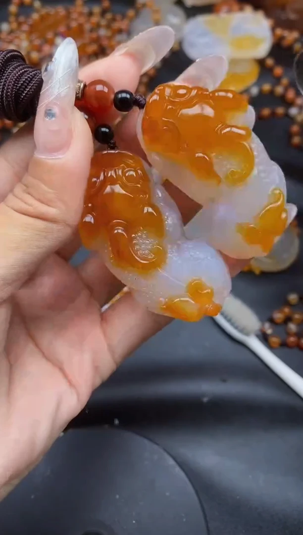 【闪购商品】玛瑙/玉髓颈饰未镶嵌ll