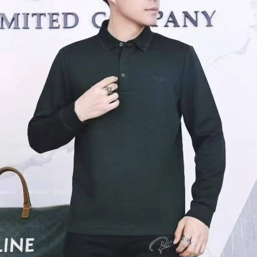 8807春秋款长袖Polo上衣