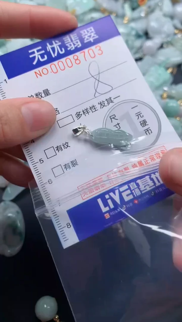 颈饰未镶嵌翡翠8703