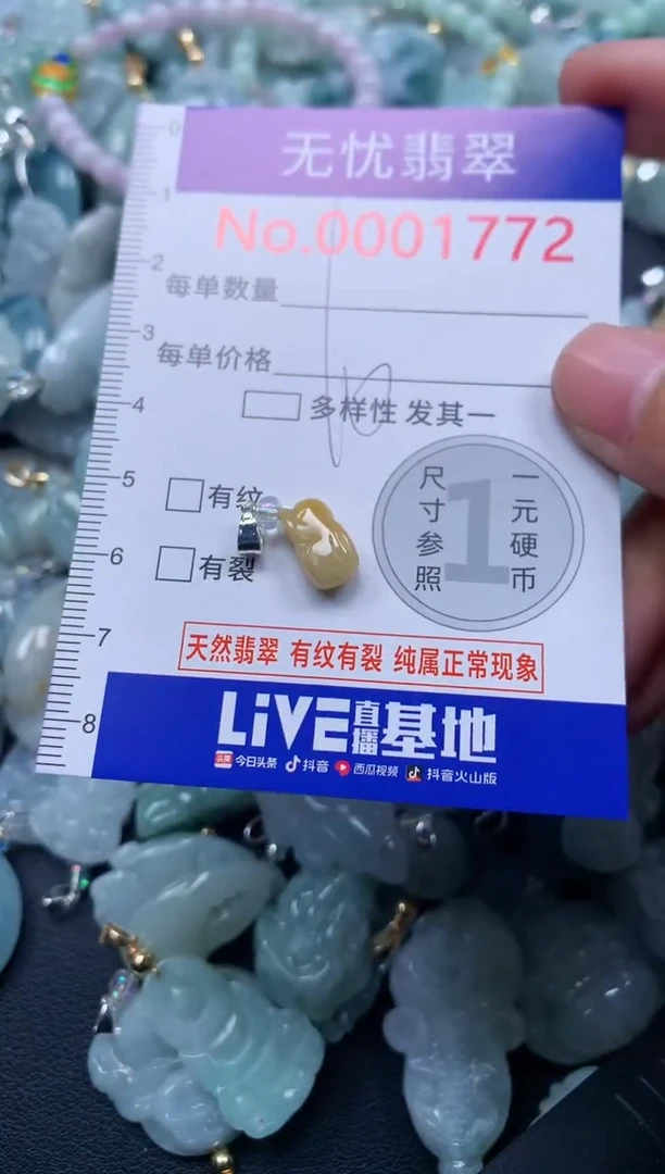 颈饰未镶嵌翡翠1772