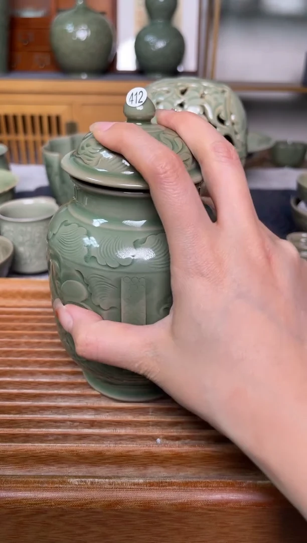 【闪购商品】其他纯手工秘色茶叶罐