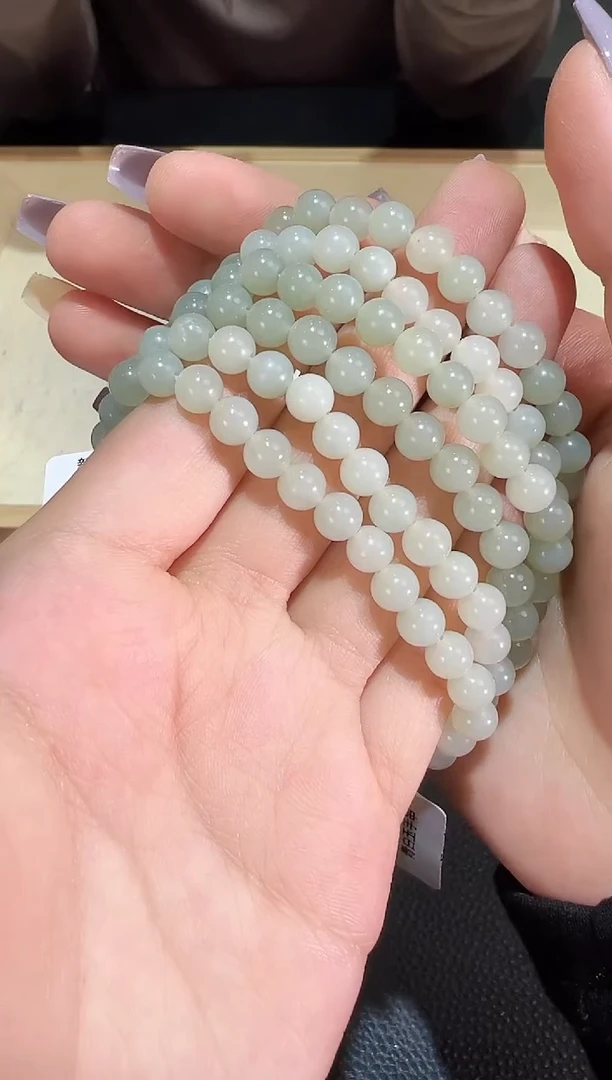 【闪购商品】和田玉手串未镶嵌且末料卡6手串多样性发其一