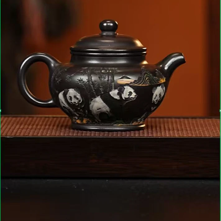 宜兴紫砂 掇只 石黄 李琴 h649