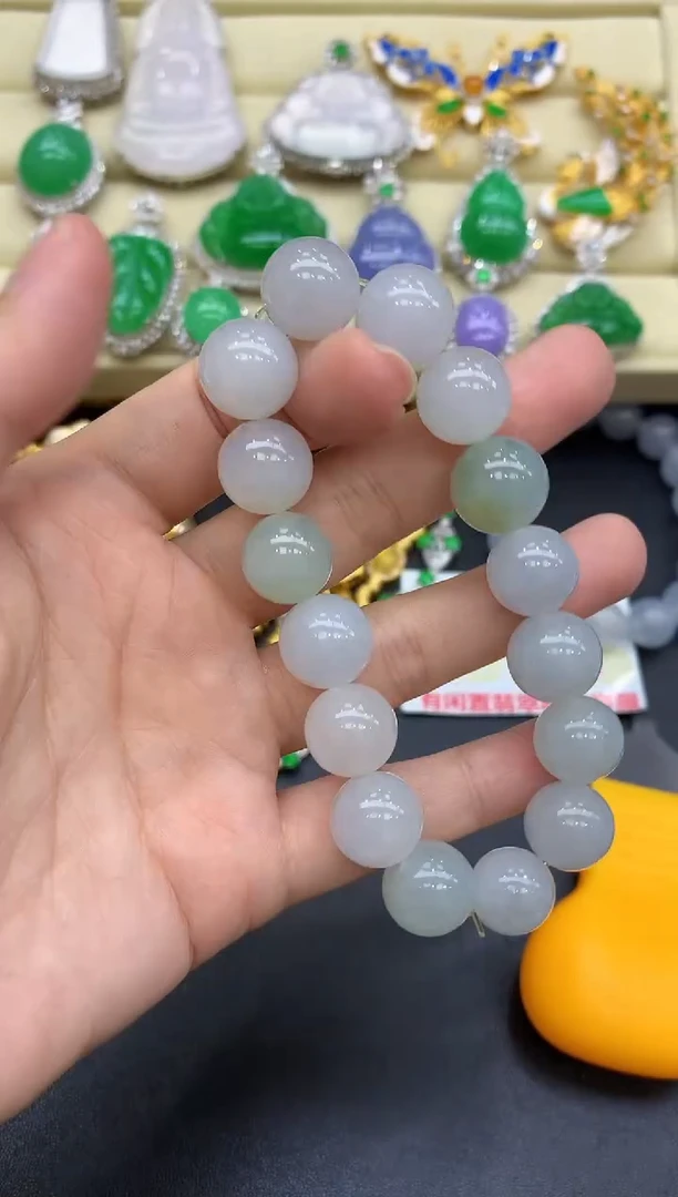 未镶嵌手串翡翠149-中国好珍宝