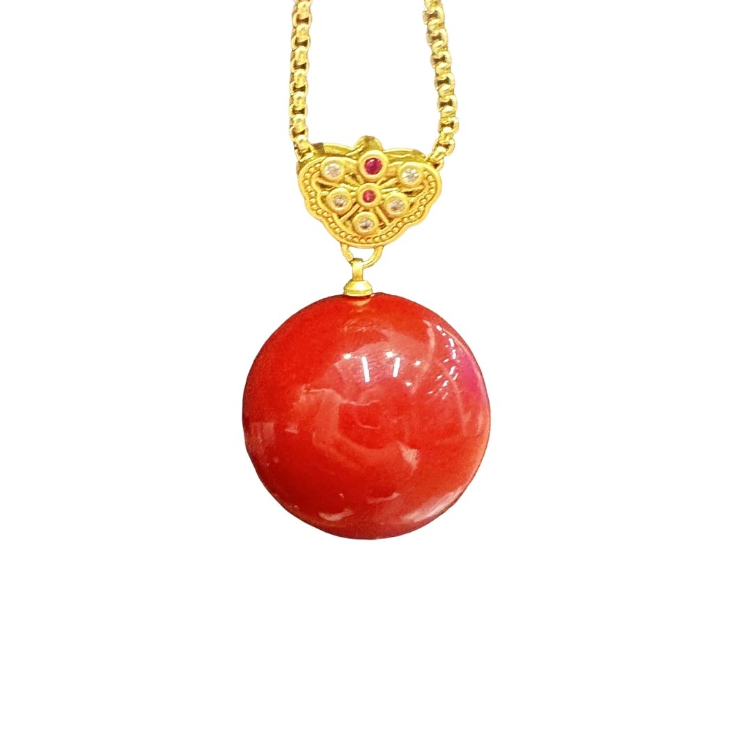 【晨晨珠宝】W021轻奢圆珠吊坠 多样性发其一