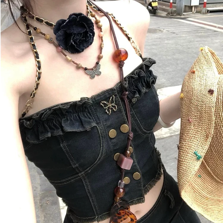 【1号链接】性感纯欲显瘦睡裙睡衣酒吧gogo辣妹套装袜子