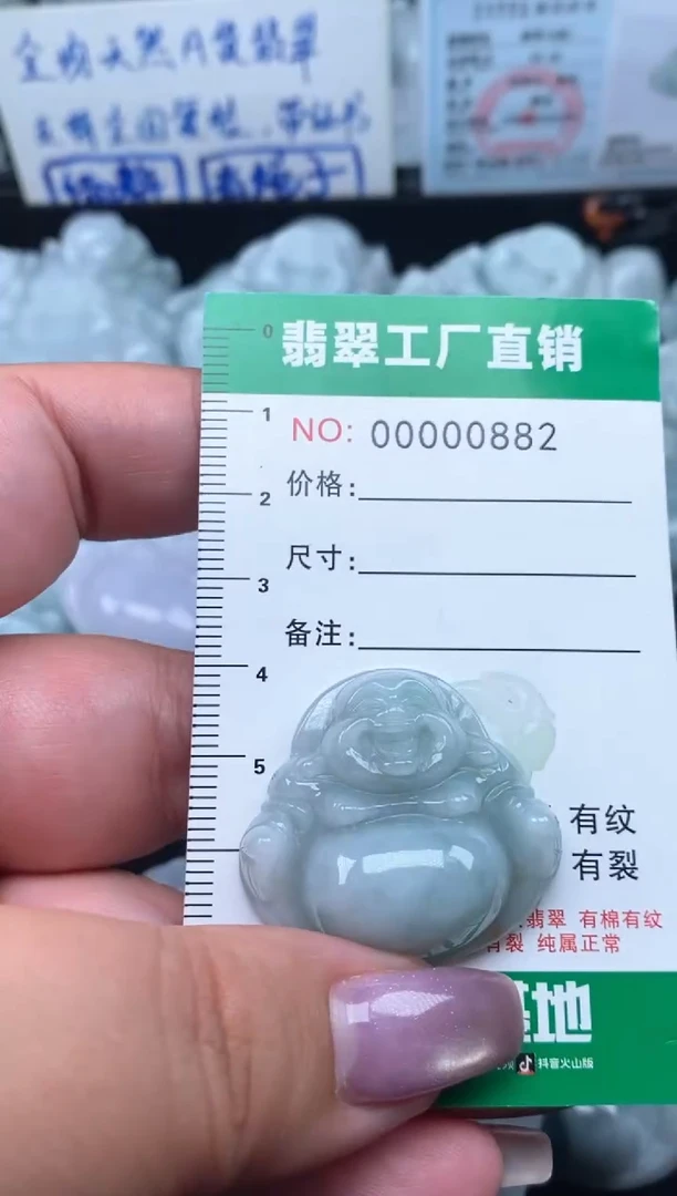 翡翠未镶嵌颈饰缅甸天然A货翡翠0882