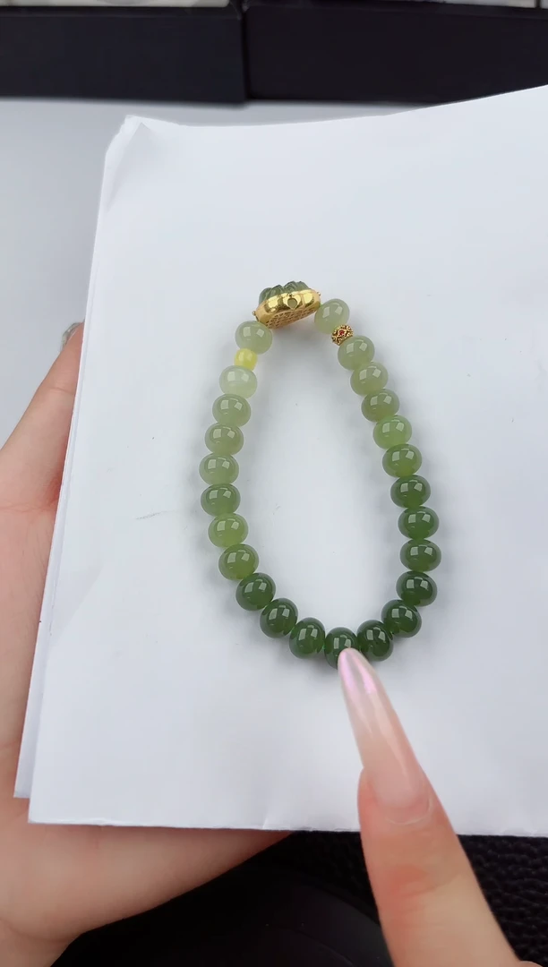 手链未镶嵌和田玉0222嗨购微色差T