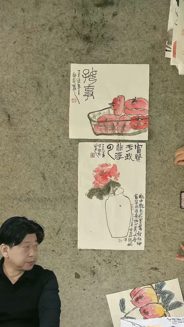 国画温德志老师国画禅意小品