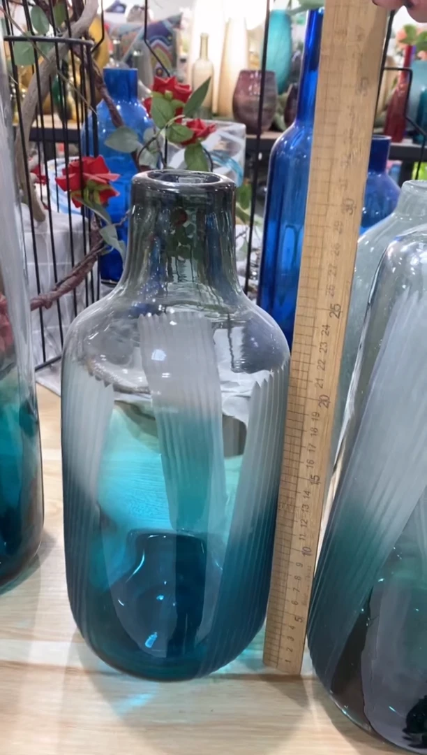 【闪购商品】琉璃慕忆家花瓶小号