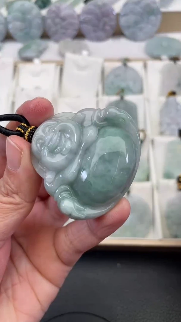 颈饰未镶嵌翡翠天然缅甸翡翠A货415