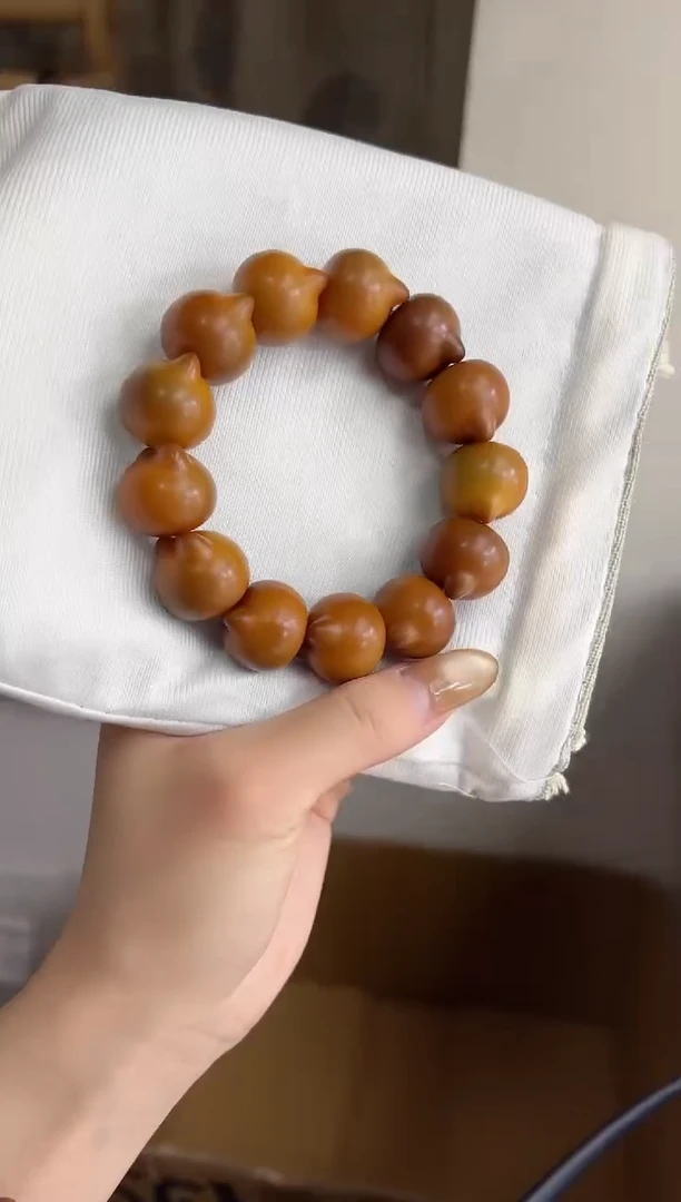 手串菩提根/象牙果沐s60干磨猫猫头21mm手串