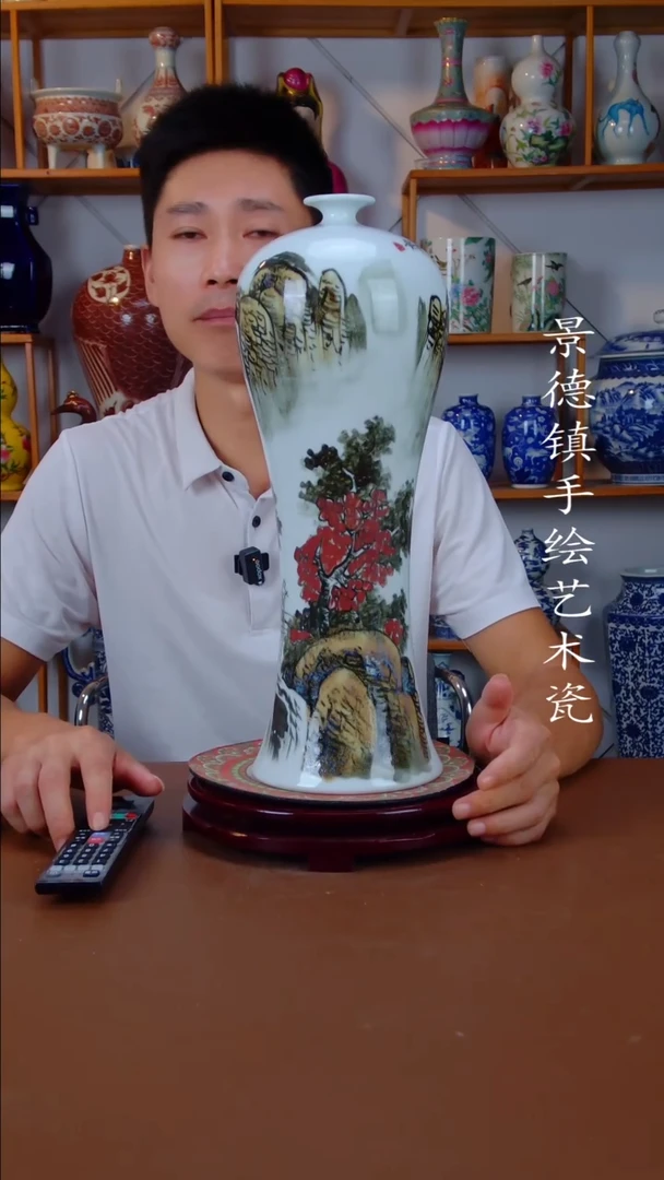 现代景德镇手工手绘陶瓷摆件31