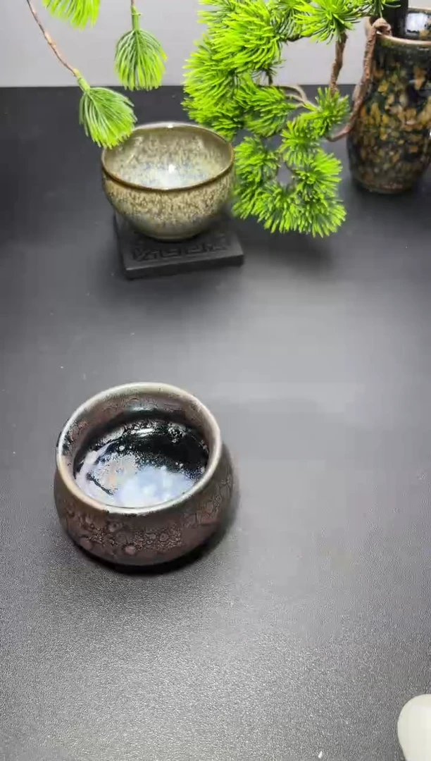 茶盏175 叶紫建盏