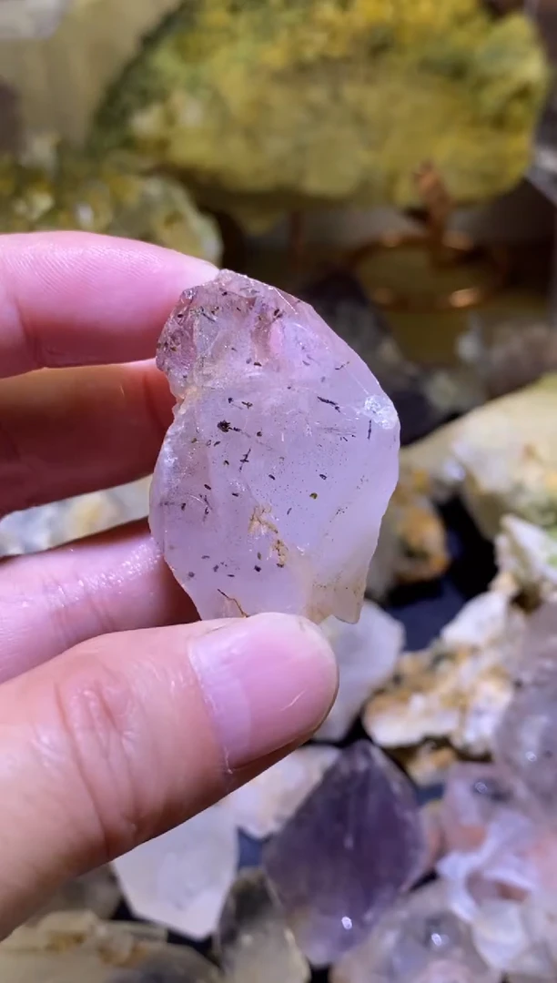 未镶嵌珠宝半成品水晶95号四川超七花园水晶