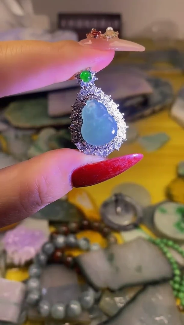 散珠翡翠天然缅甸翡翠A货092