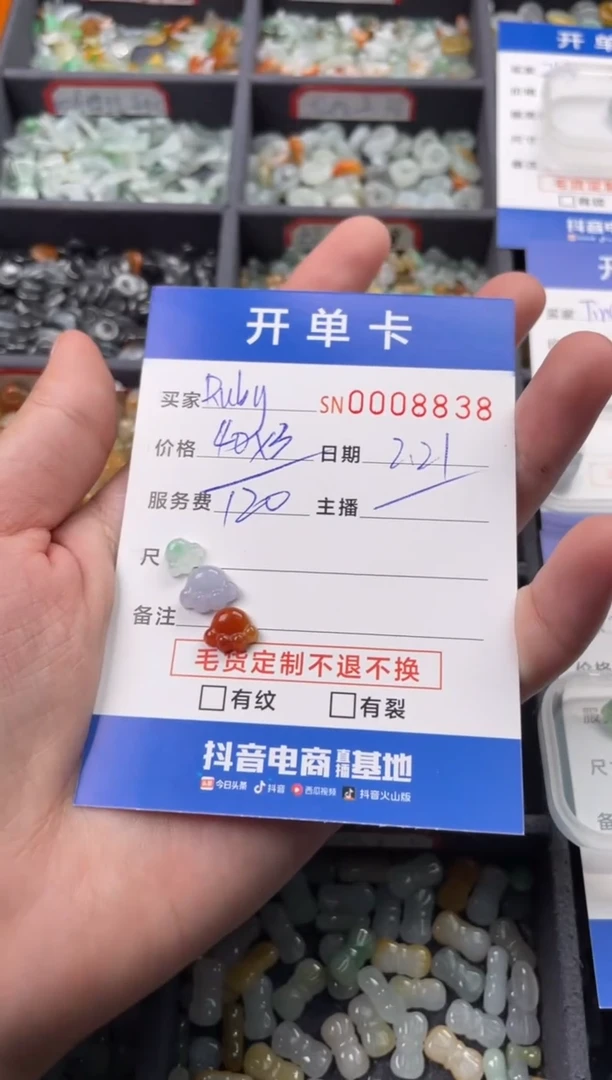 【闪购商品】翡翠颈饰未镶嵌00008838