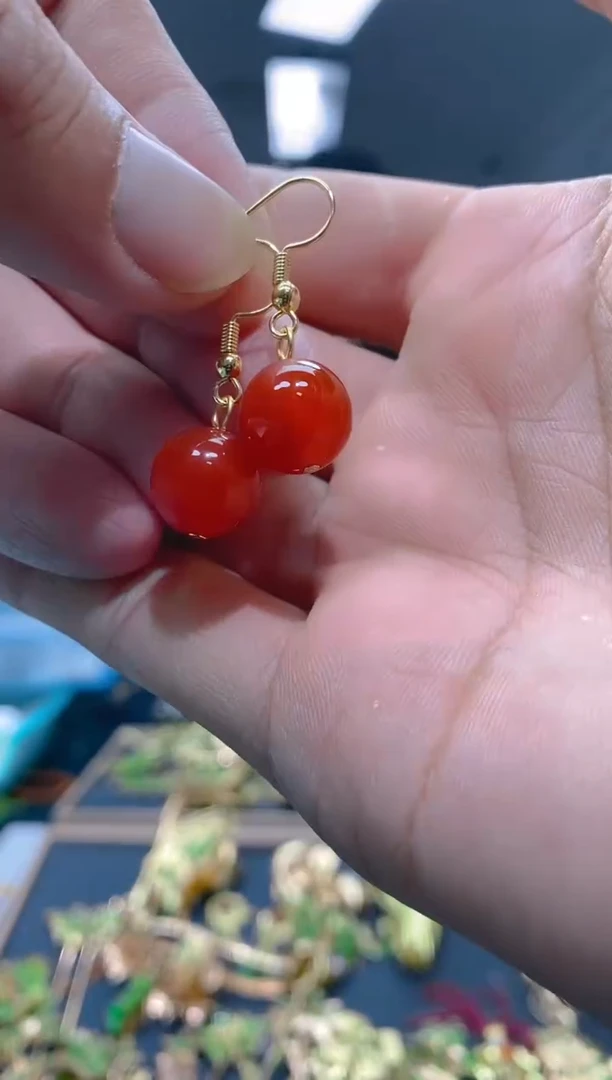【闪购商品】玛瑙/玉髓耳饰合金3玛瑙饰品
