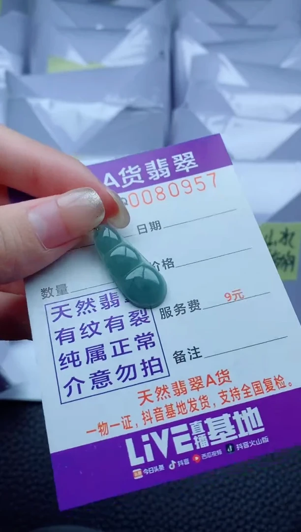 翡翠未镶嵌颈饰