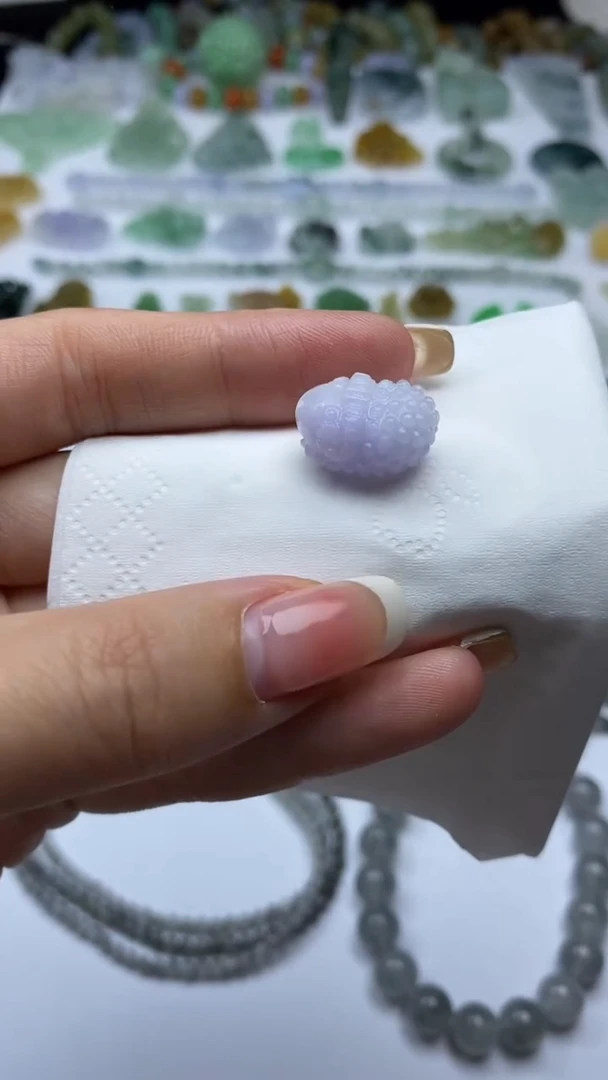 未镶嵌定制翡翠毛货定制不退不换