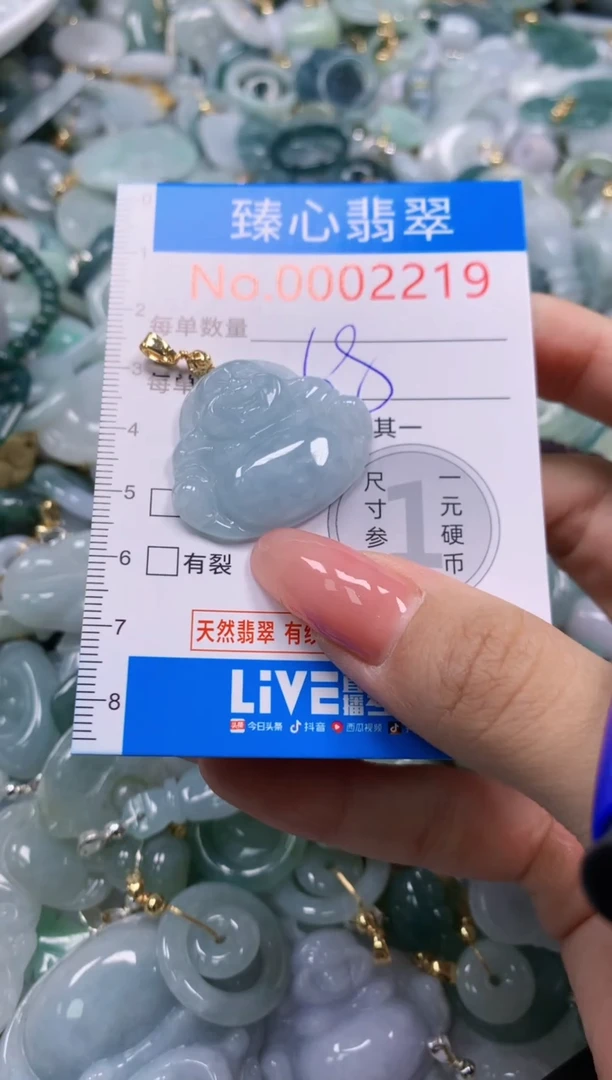 翡翠未镶嵌颈饰2219