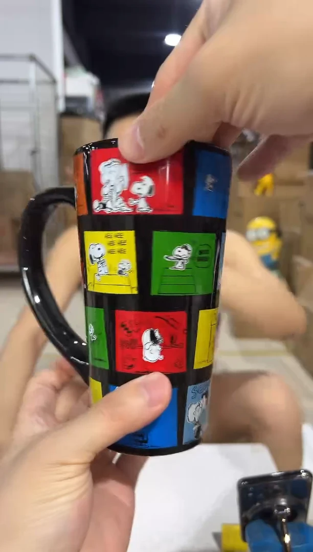 瓷片史努比漫画杯