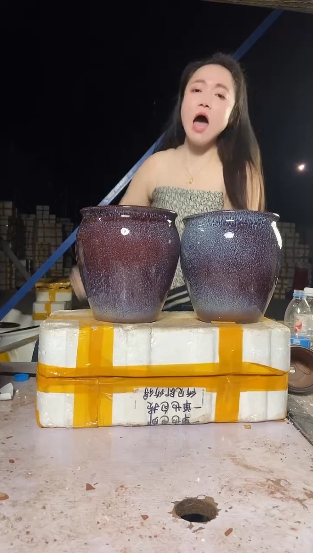 宜兴紫砂粗陶花盆19/21
