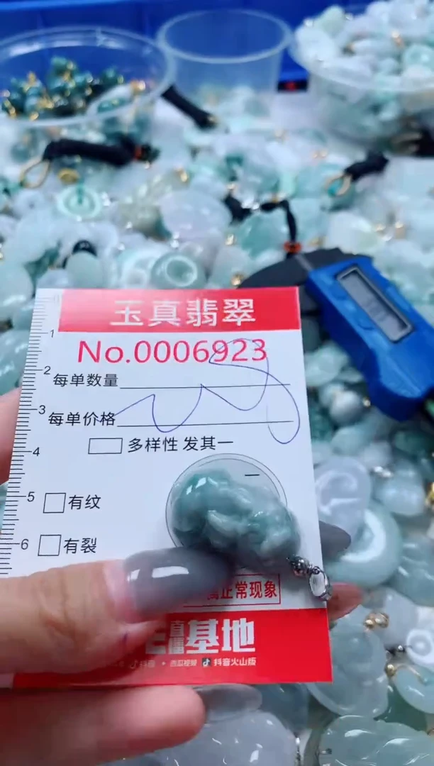吊坠(不含链)未镶嵌翡翠6923