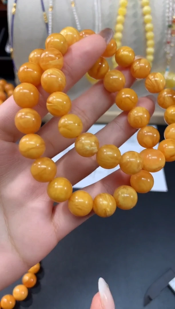 未镶嵌蜜蜡裸石手串多样性发其一A67 |  999