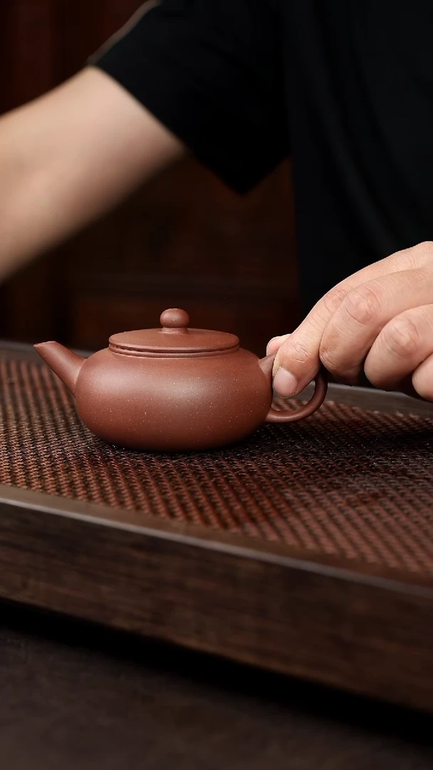 茶壶紫砂1-1扁水平