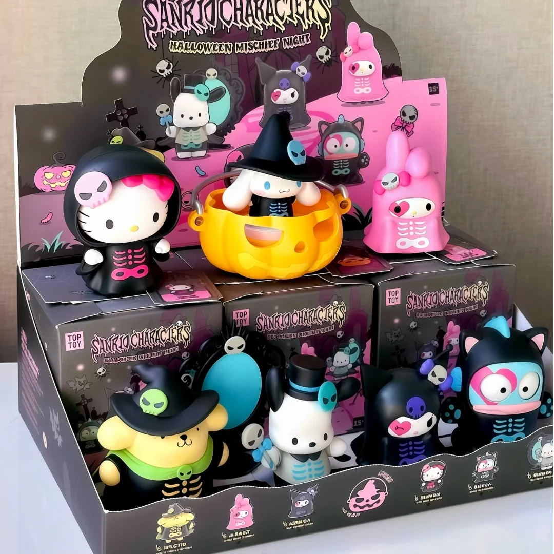 【开盒不退不H】三丽鸥家族万圣捣蛋夜系列盲盒手办潮玩公仔摆件