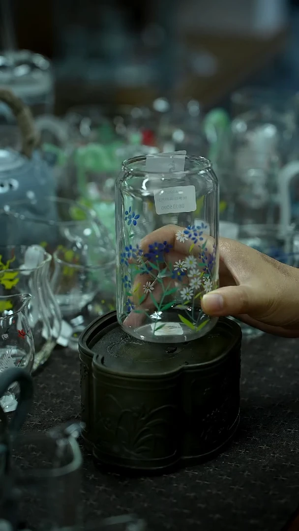 开仓百款全手绘玻璃放漏