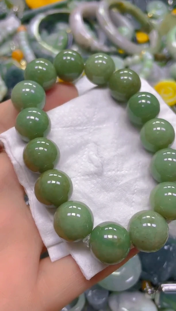 翡翠未镶嵌颈饰13MM/Z/翡翠A货一图一物