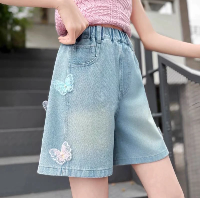 078高端专享夏款牛仔短裤蓝色