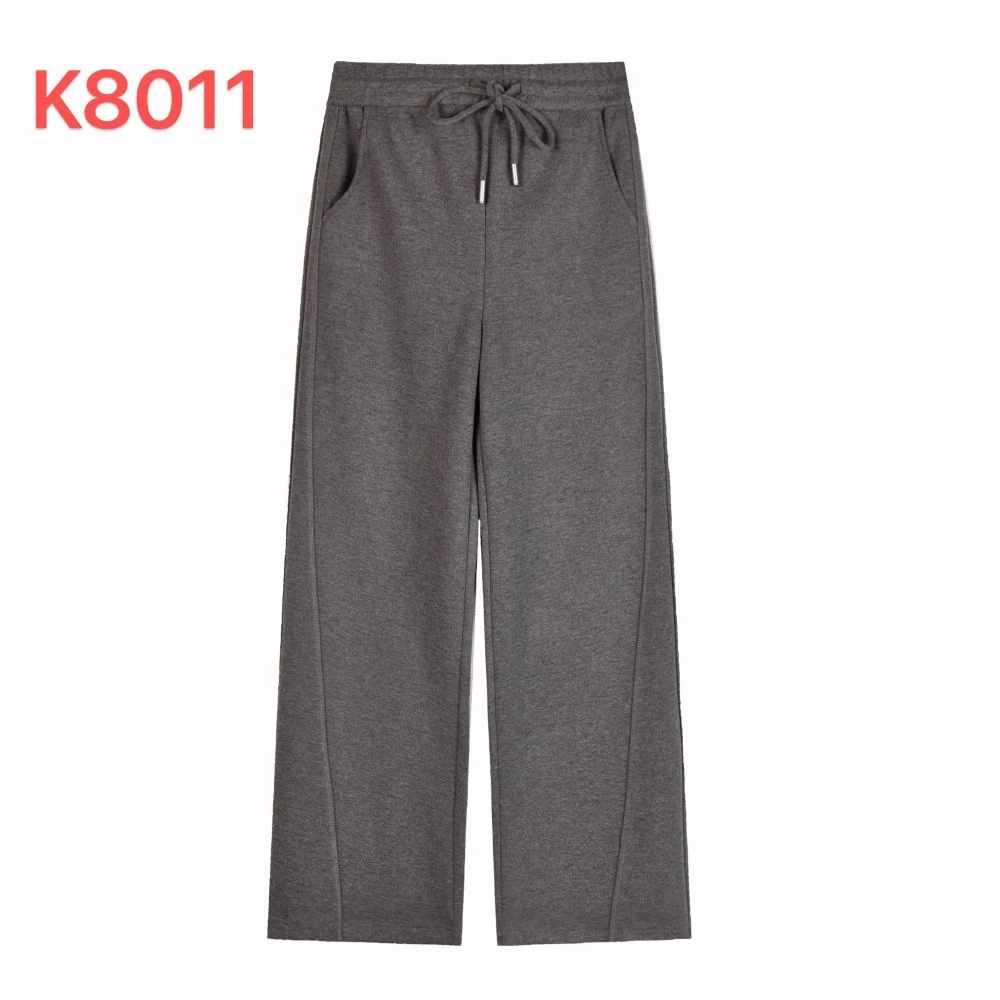 前平腰小直筒裤舒适时尚休闲百搭宽松K8020