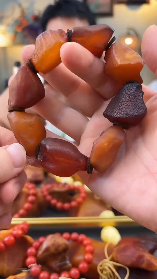 未镶嵌琥珀手串手串