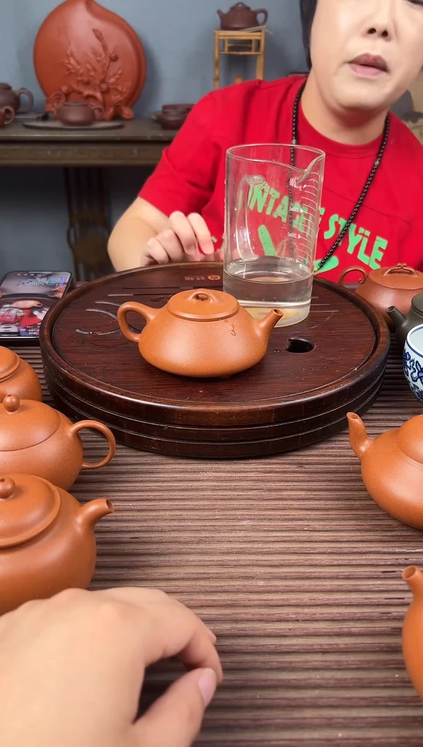 茶壶紫砂蟹黄段 石瓢