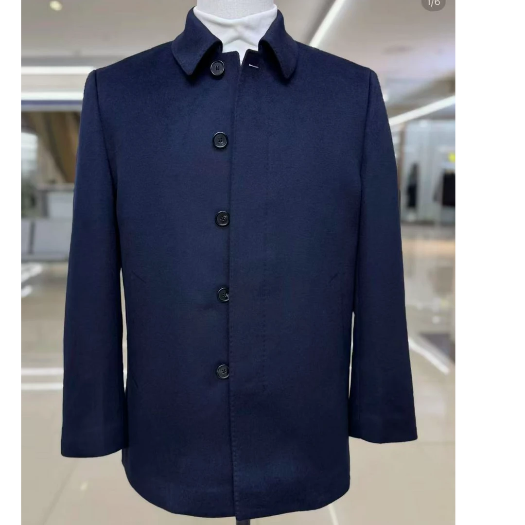 YF-258309男士冬季休闲方领貂绒皮草内胆派克服