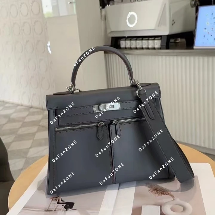 【芝麻集】XKY-10010-积云灰RAIN.CUN简约百搭时尚腋下斜跨轻奢女包