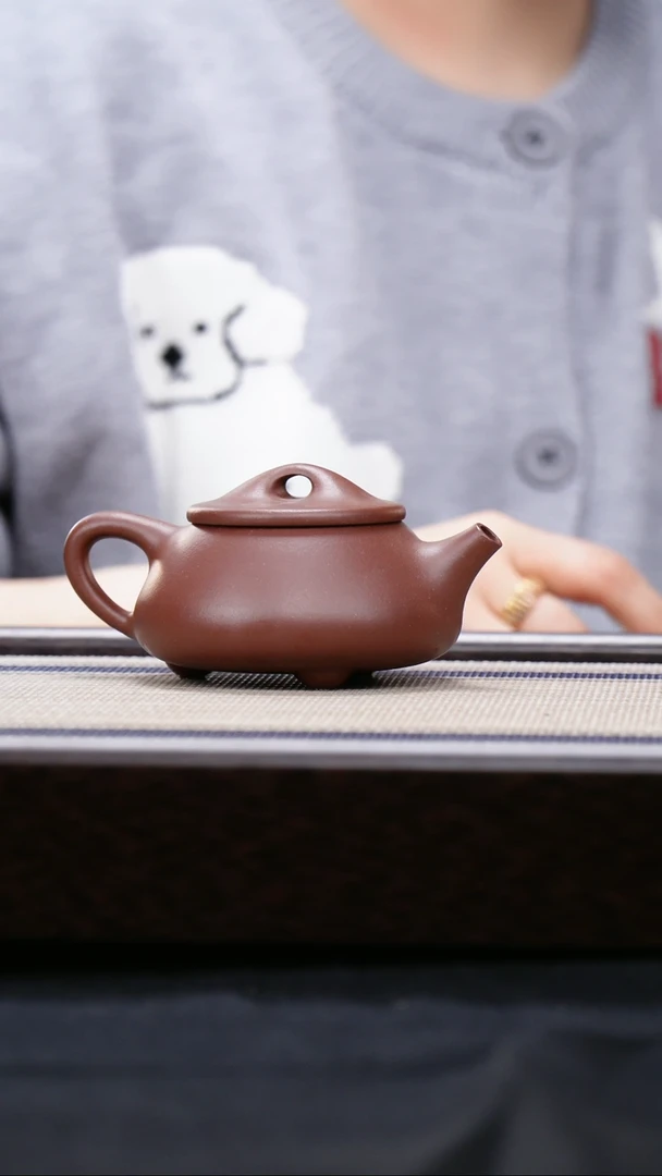 【闪购商品】紫砂茶壶老紫泥 张 景州石瓢
