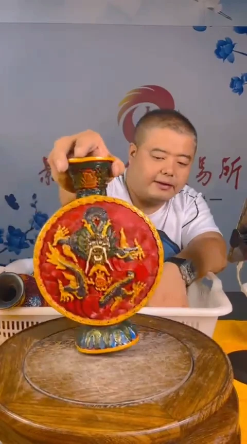 摆件景德镇陶瓷青花摆件69