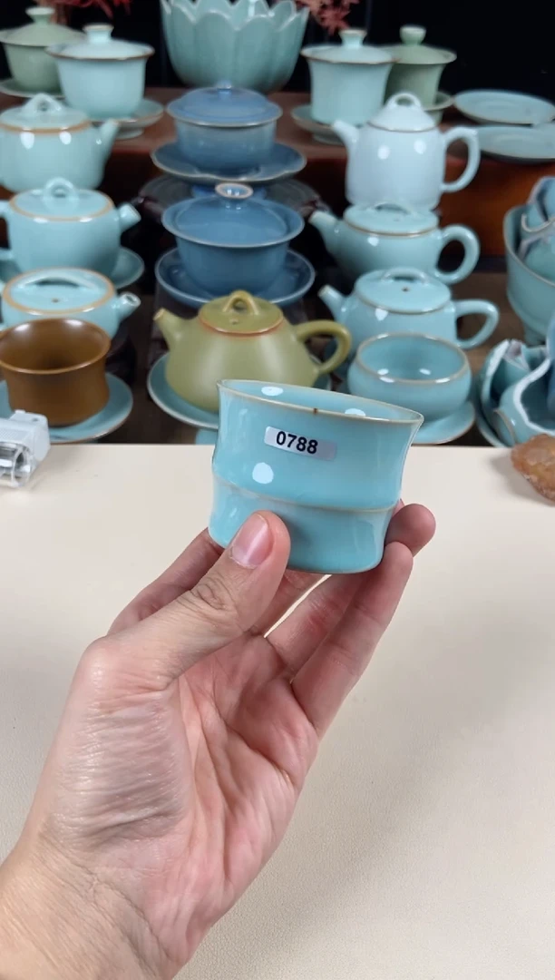 【闪购商品】其他788号微瑕竹节杯纯手啦省非遗手签支钉烧