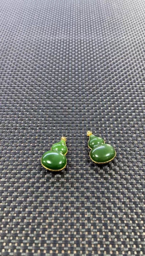 和田玉18K金镶嵌颈饰（多样性发一件）2957