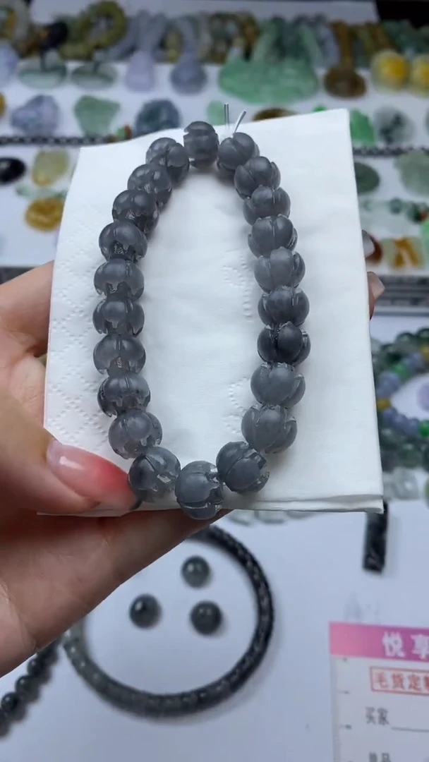 未镶嵌定制翡翠清*欢毛货定制不退不换