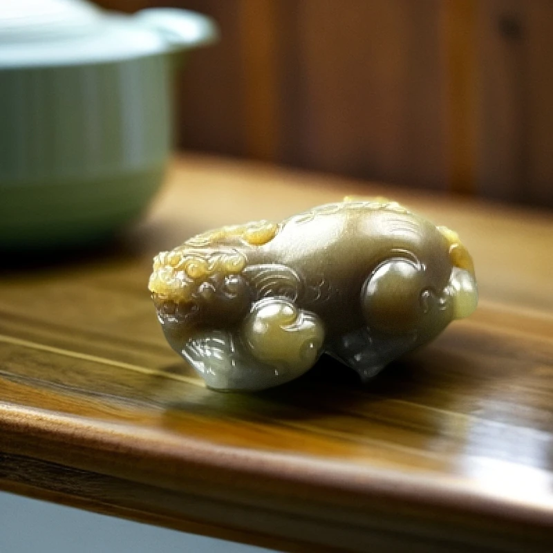 宜盛合和田玉糖料貔貅手工精雕挂件摆件招米节日礼物