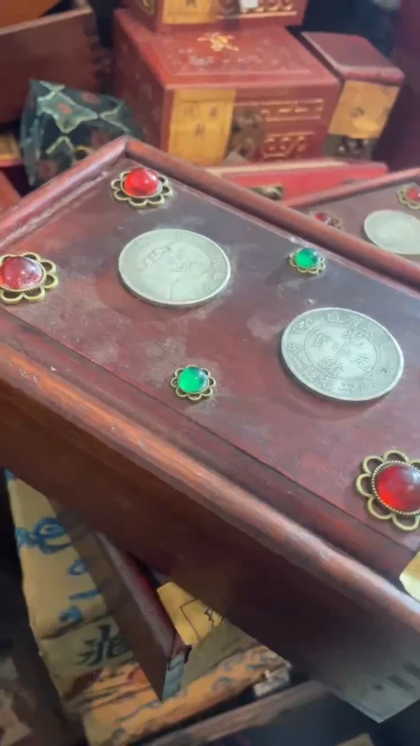 香榧木（1个开封两圆木头长方盒子）