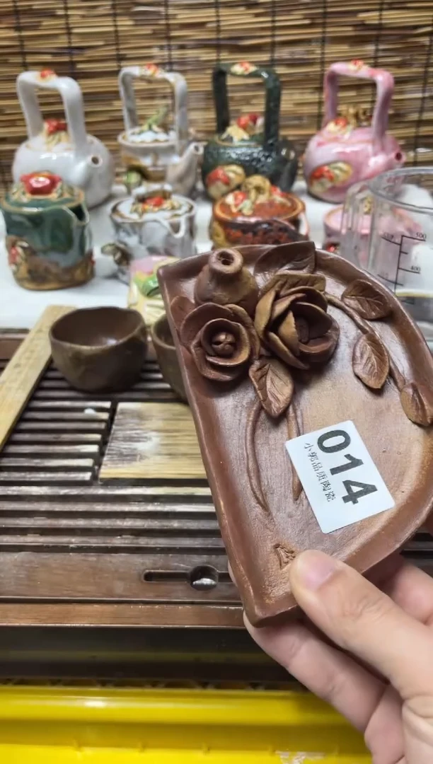 【闪购商品】杯014精美粗陶手工柴烧